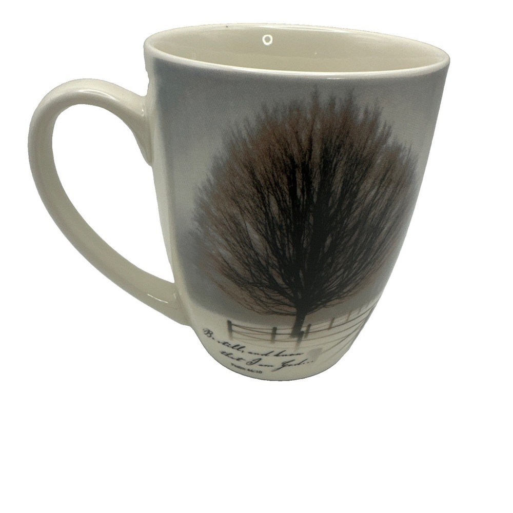 Faithfully Yours Solitudes Mug Psalm 46:10 "Be Still and Know That I Am God"
